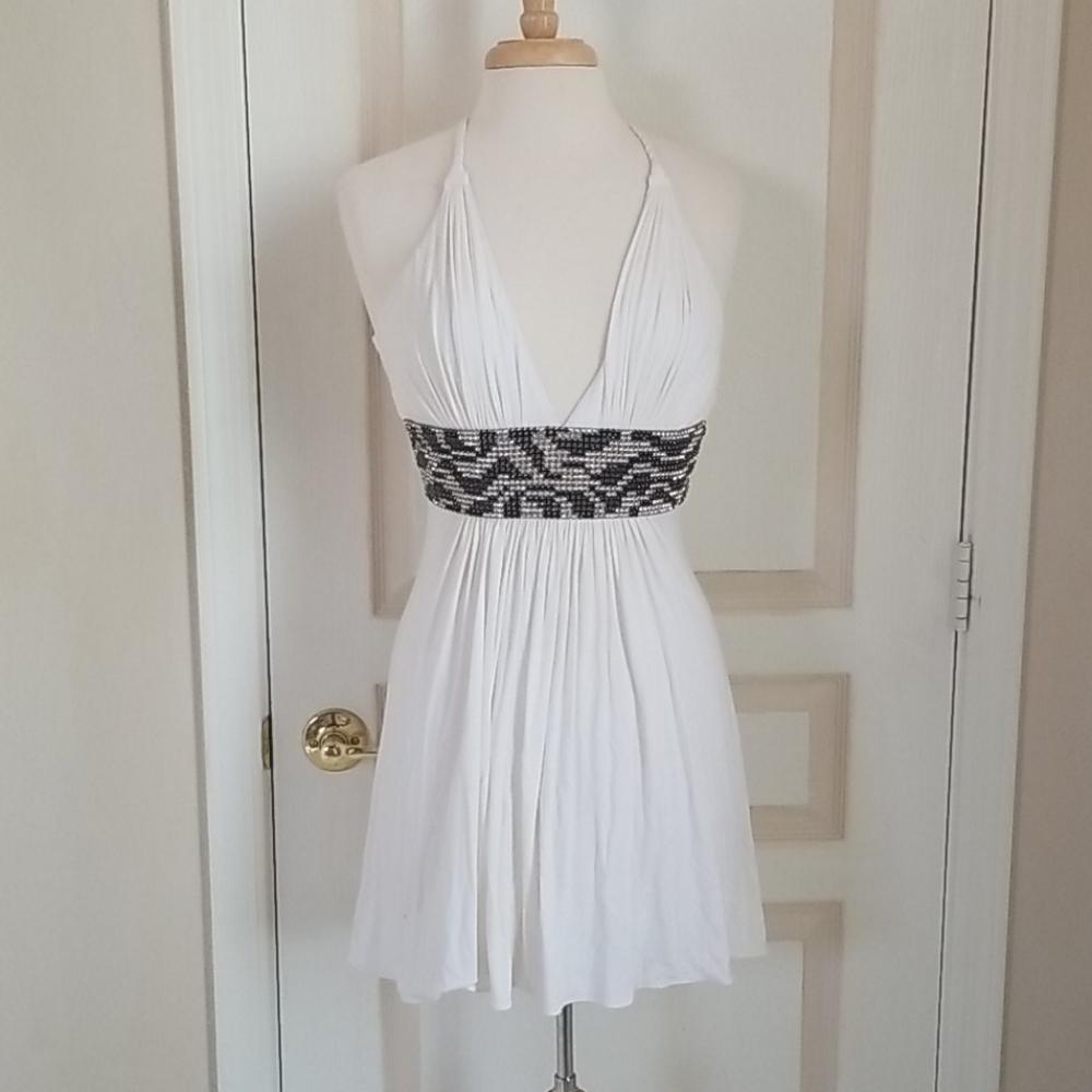 Sky Grecian Goddess Dress